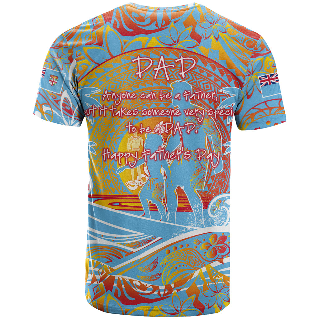 Father's Day Fiji T Shirt Special Dad Polynesia Paradise DT02 - Polynesian Pride