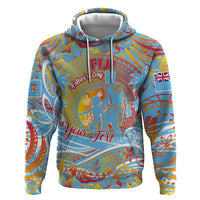 Father's Day Fiji Zip Hoodie Special Dad Polynesia Paradise DT02 Pullover Hoodie Red - Polynesian Pride