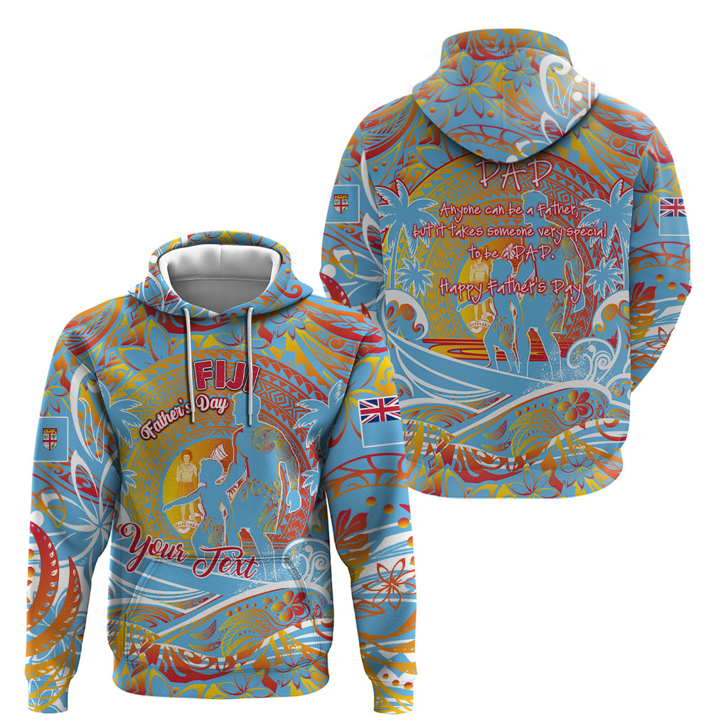 Father's Day Fiji Zip Hoodie Special Dad Polynesia Paradise DT02 - Polynesian Pride