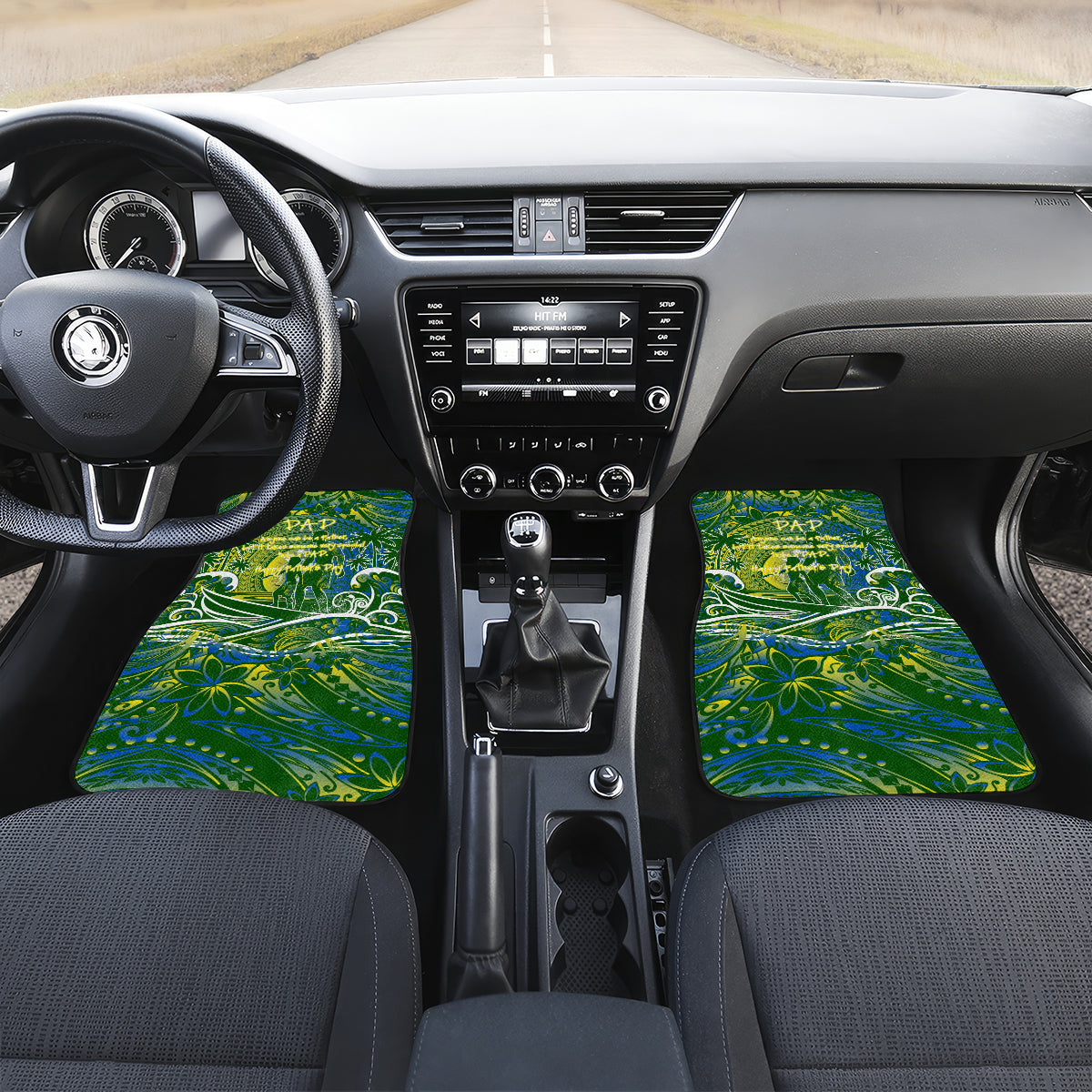 Father's Day Solomon Islands Car Mats Special Dad Polynesia Paradise