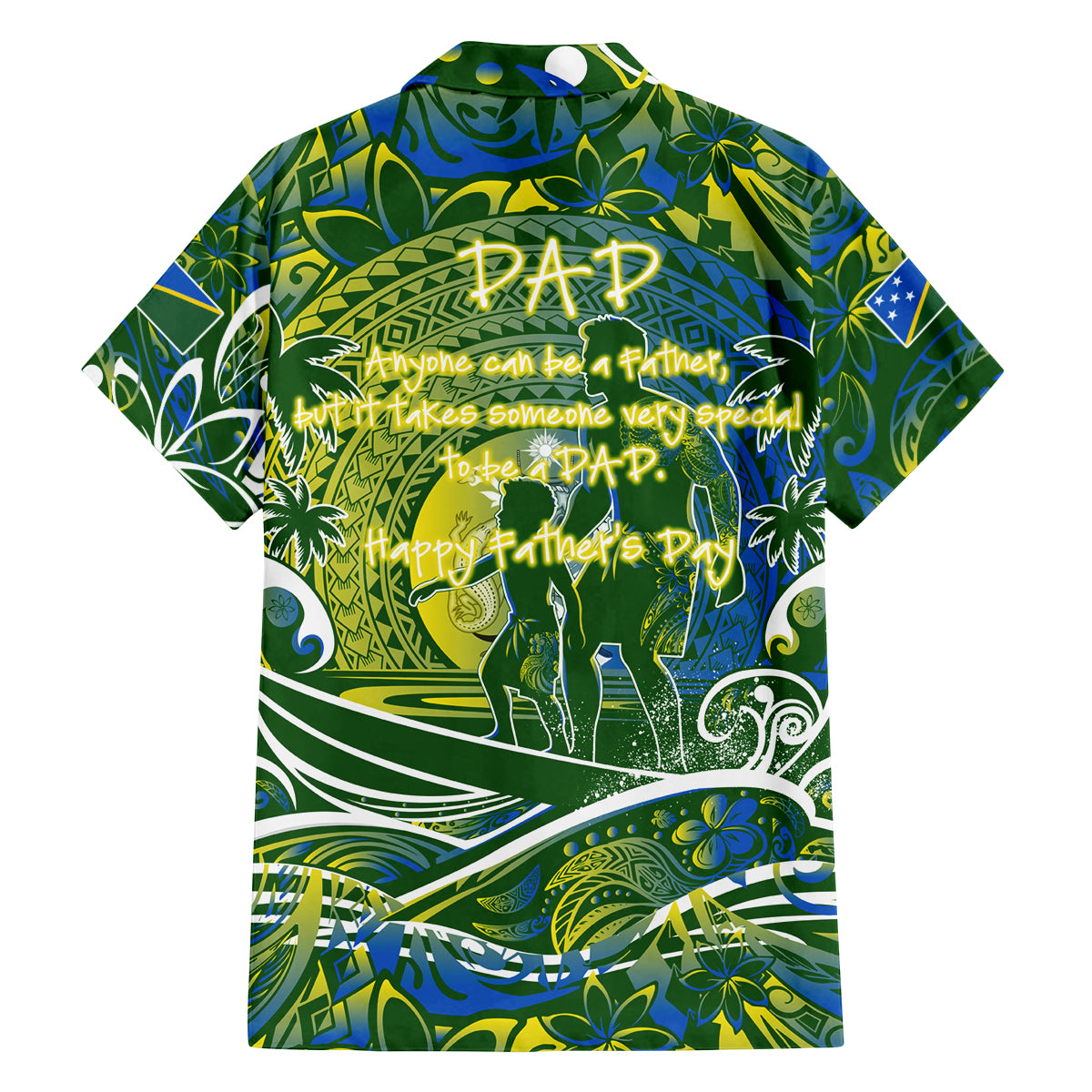 Father's Day Solomon Islands Family Matching Long Sleeve Bodycon Dress and Hawaiian Shirt Special Dad Polynesia Paradise DT02 - Polynesian Pride