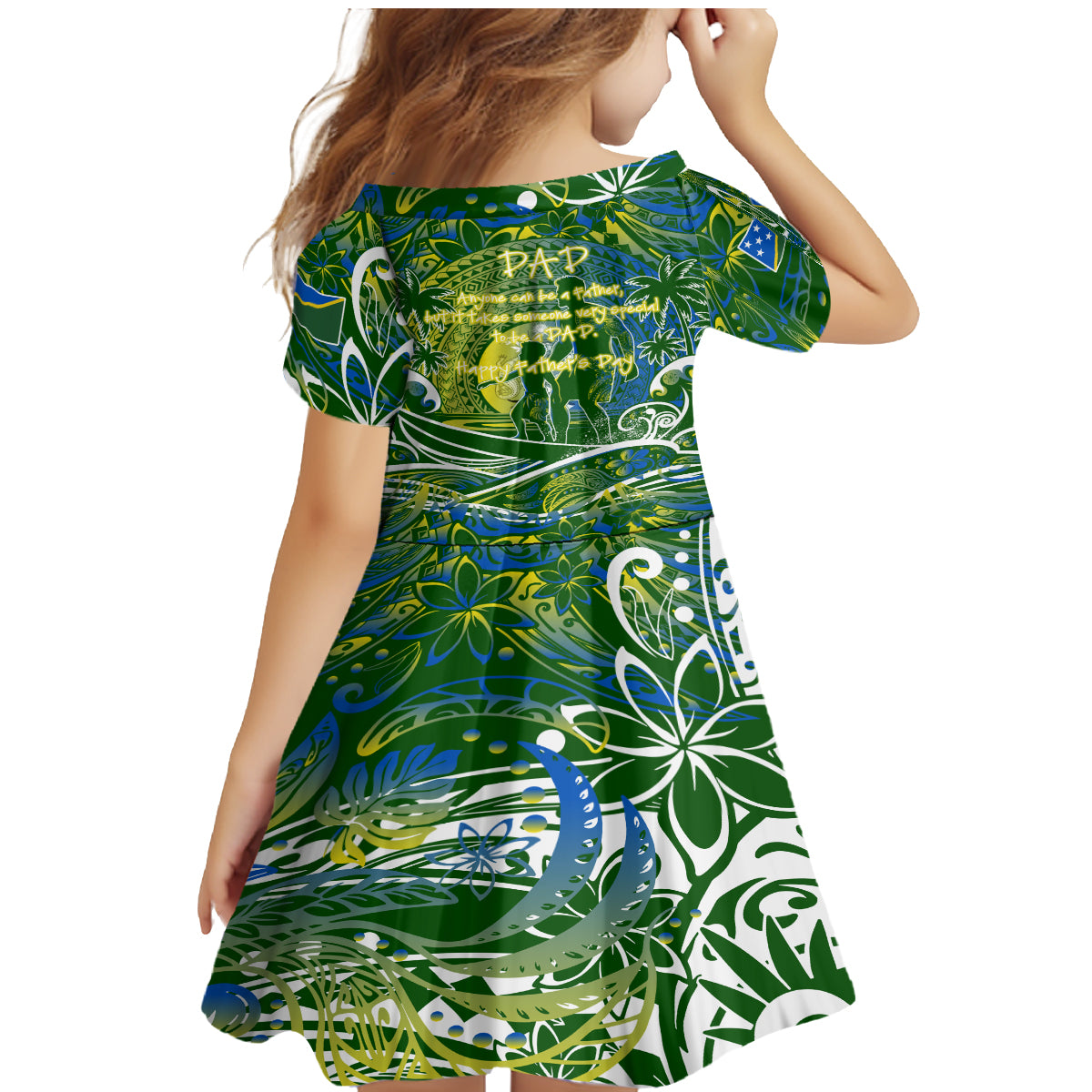 Father's Day Solomon Islands Family Matching Mermaid Dress and Hawaiian Shirt Special Dad Polynesia Paradise DT02 - Polynesian Pride