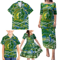 Father's Day Solomon Islands Family Matching Puletasi and Hawaiian Shirt Special Dad Polynesia Paradise DT02 - Polynesian Pride