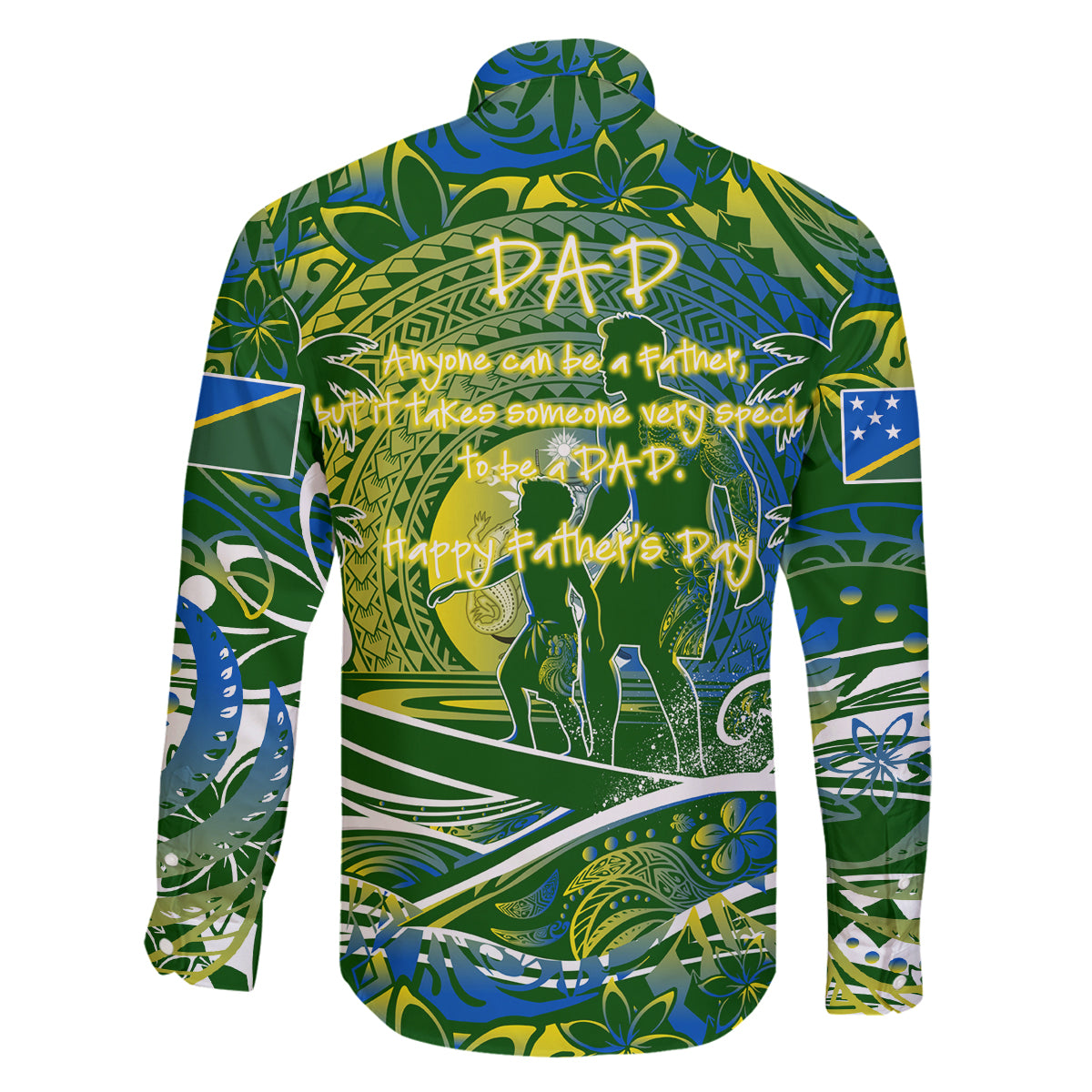 Father's Day Solomon Islands Family Matching Puletasi and Hawaiian Shirt Special Dad Polynesia Paradise DT02 - Polynesian Pride