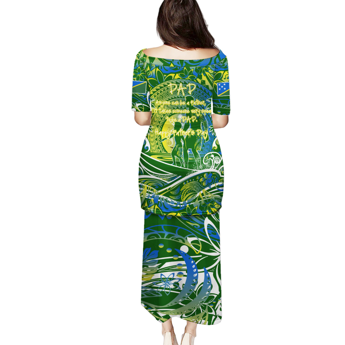 Father's Day Solomon Islands Family Matching Puletasi and Hawaiian Shirt Special Dad Polynesia Paradise DT02 - Polynesian Pride
