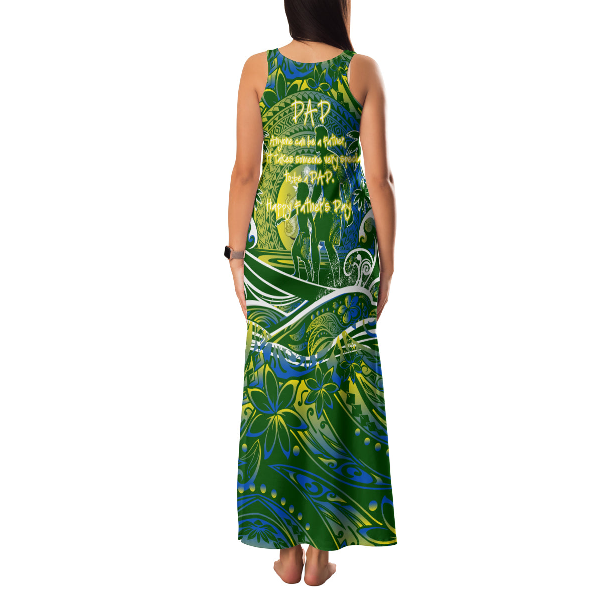 Father's Day Solomon Islands Family Matching Tank Maxi Dress and Hawaiian Shirt Special Dad Polynesia Paradise DT02 - Polynesian Pride