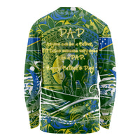 Father's Day Solomon Islands Long Sleeve Shirt Special Dad Polynesia Paradise DT02 - Polynesian Pride
