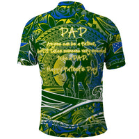 Father's Day Solomon Islands Polo Shirt Special Dad Polynesia Paradise DT02 - Polynesian Pride