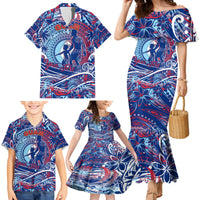 Father's Day Guam Family Matching Mermaid Dress and Hawaiian Shirt Special Dad Polynesia Paradise DT02 - Polynesian Pride