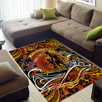 Father's Day Marquesas Islands Area Rug Special Dad Polynesia Paradise