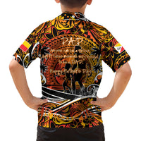 Father's Day Marquesas Islands Family Matching Long Sleeve Bodycon Dress and Hawaiian Shirt Special Dad Polynesia Paradise DT02 - Polynesian Pride