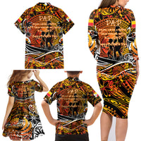 Father's Day Marquesas Islands Family Matching Long Sleeve Bodycon Dress and Hawaiian Shirt Special Dad Polynesia Paradise DT02 - Polynesian Pride