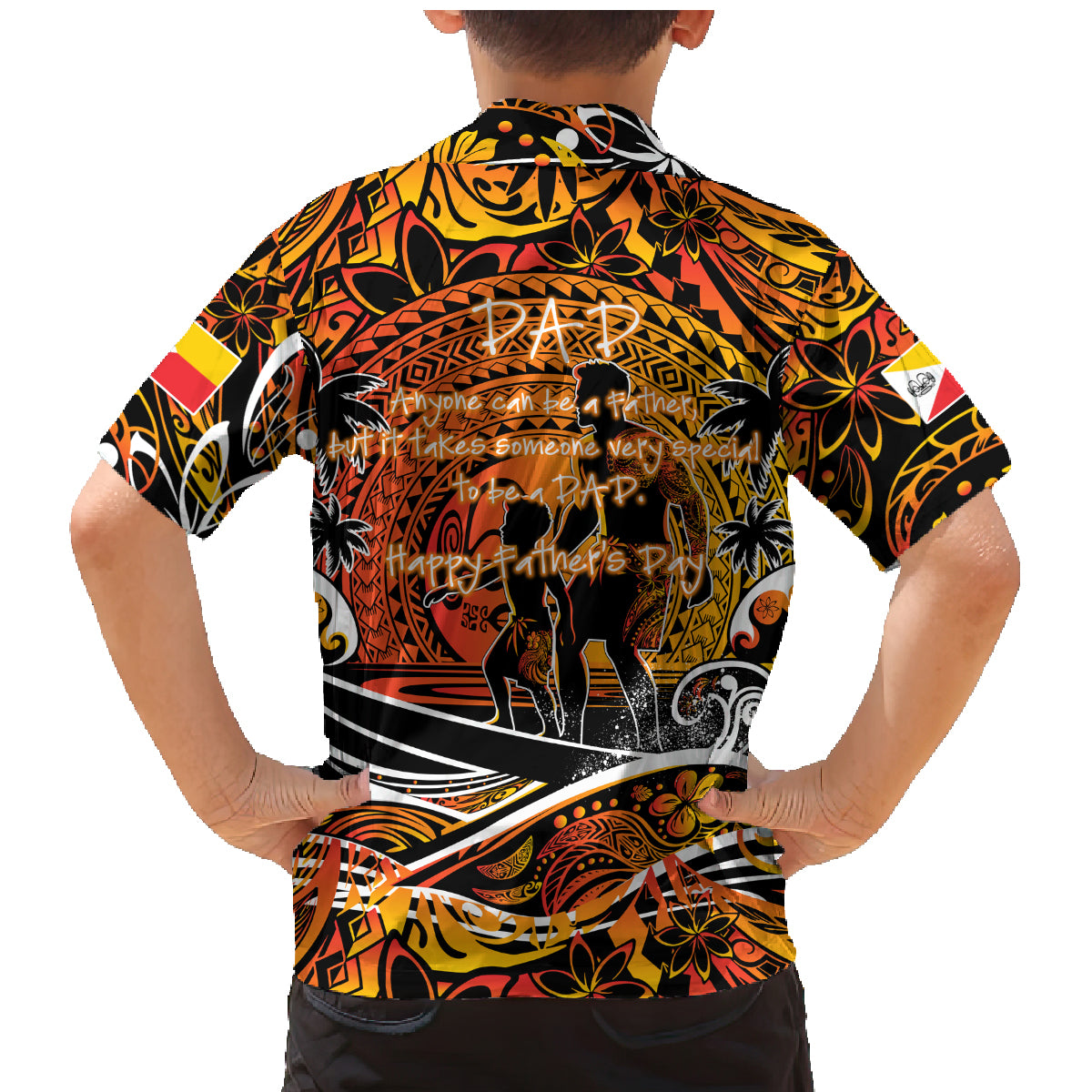 Father's Day Marquesas Islands Family Matching Mermaid Dress and Hawaiian Shirt Special Dad Polynesia Paradise DT02 - Polynesian Pride