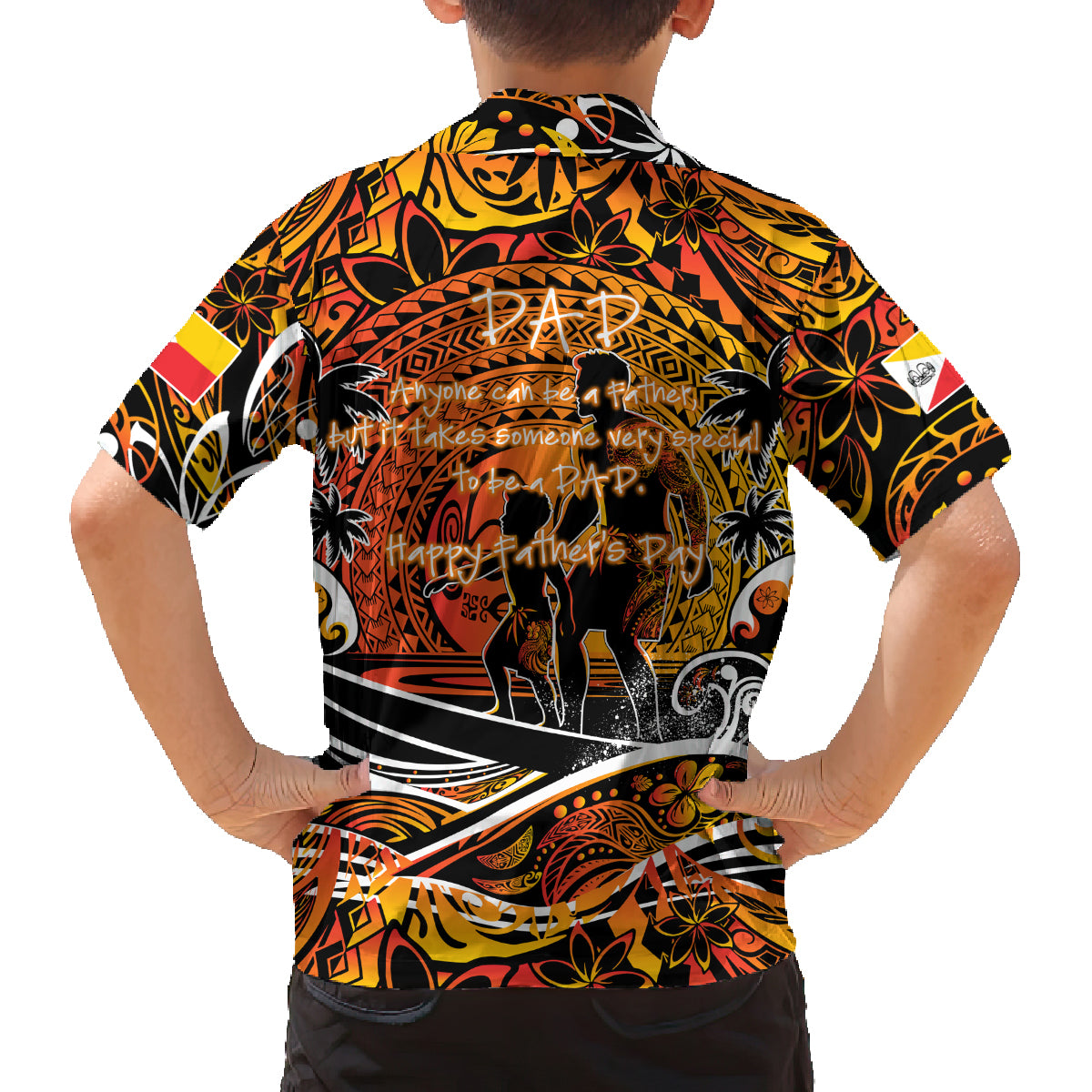 Father's Day Marquesas Islands Family Matching Summer Maxi Dress and Hawaiian Shirt Special Dad Polynesia Paradise DT02 - Polynesian Pride