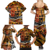 Father's Day Marquesas Islands Family Matching Summer Maxi Dress and Hawaiian Shirt Special Dad Polynesia Paradise DT02 - Polynesian Pride
