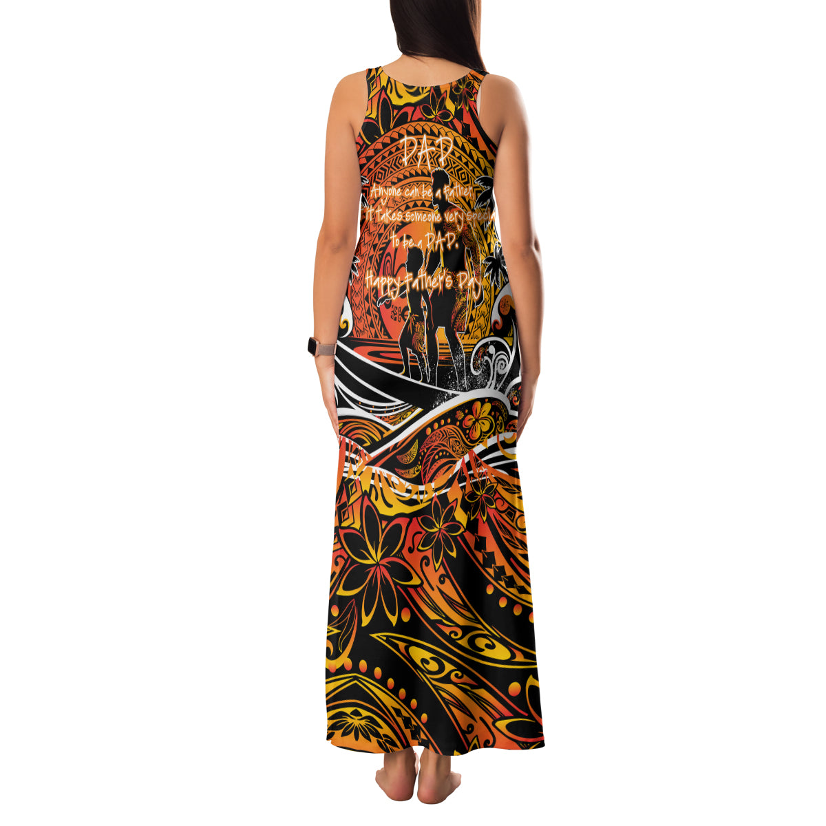 Father's Day Marquesas Islands Family Matching Tank Maxi Dress and Hawaiian Shirt Special Dad Polynesia Paradise DT02 - Polynesian Pride