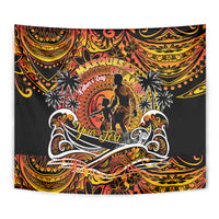 Father's Day Marquesas Islands Tapestry Special Dad Polynesia Paradise