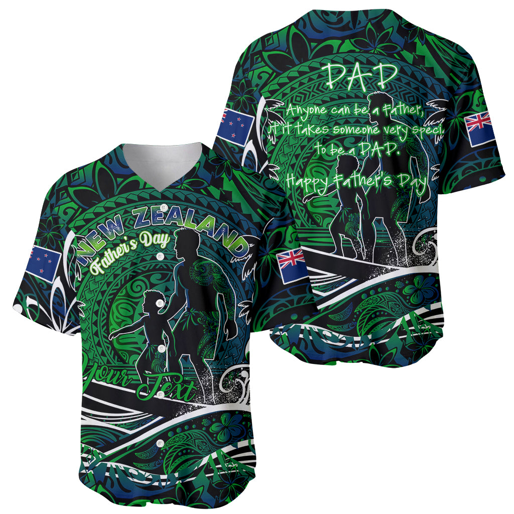 Father's Day New Zealand Baseball Jersey Special Dad Polynesia Paradise DT02 - Polynesian Pride