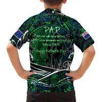 Father's Day New Zealand Family Matching Off Shoulder Maxi Dress and Hawaiian Shirt Special Dad Polynesia Paradise DT02 - Polynesian Pride