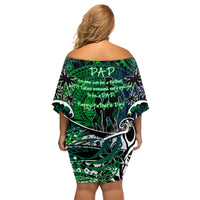 Father's Day New Zealand Family Matching Off Shoulder Short Dress and Hawaiian Shirt Special Dad Polynesia Paradise DT02 - Polynesian Pride