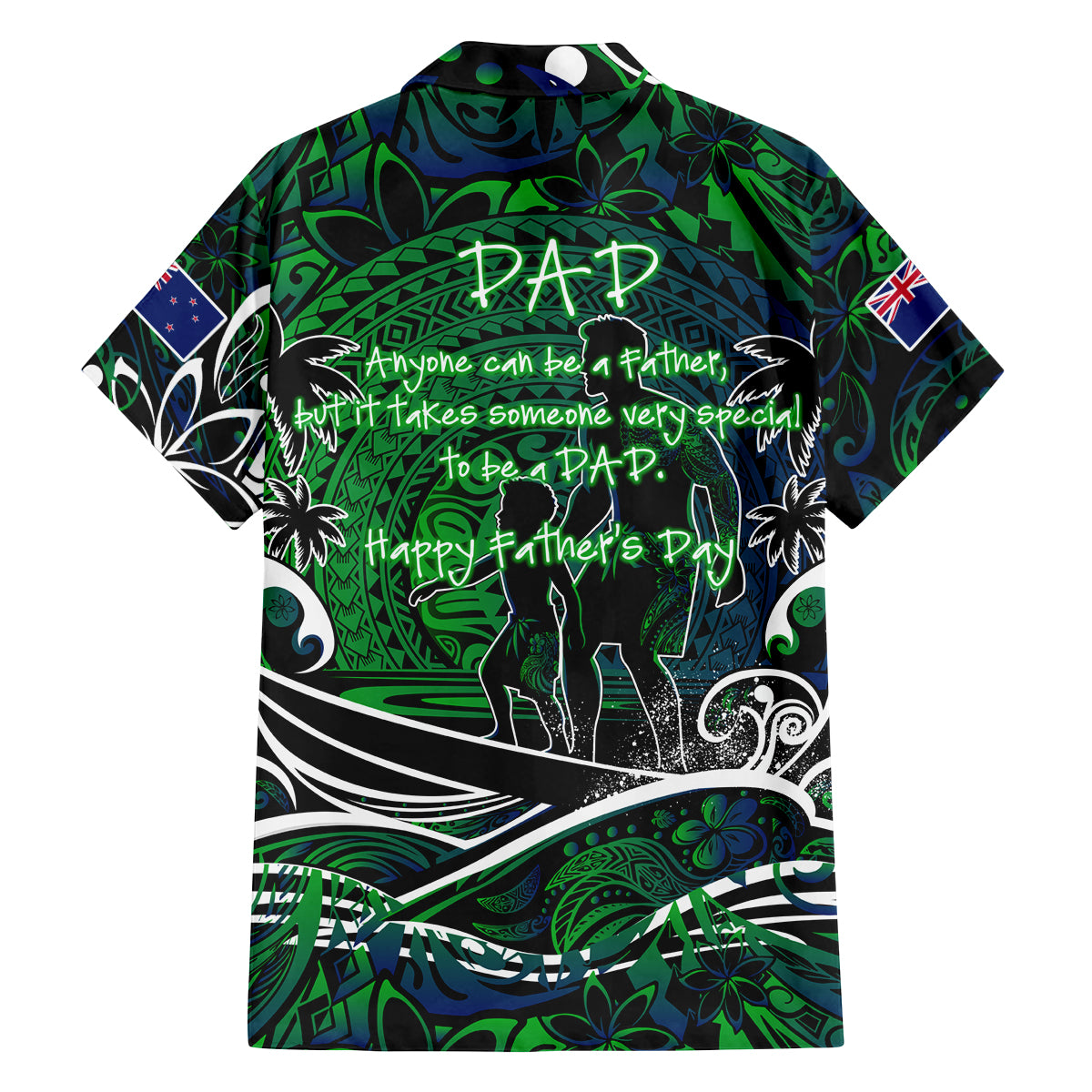 Father's Day New Zealand Family Matching Puletasi and Hawaiian Shirt Special Dad Polynesia Paradise DT02 - Polynesian Pride