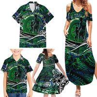 Father's Day New Zealand Family Matching Summer Maxi Dress and Hawaiian Shirt Special Dad Polynesia Paradise DT02 - Polynesian Pride
