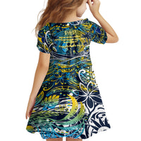 Father's Day Tokelau Family Matching Puletasi and Hawaiian Shirt Special Dad Polynesia Paradise DT02 - Polynesian Pride