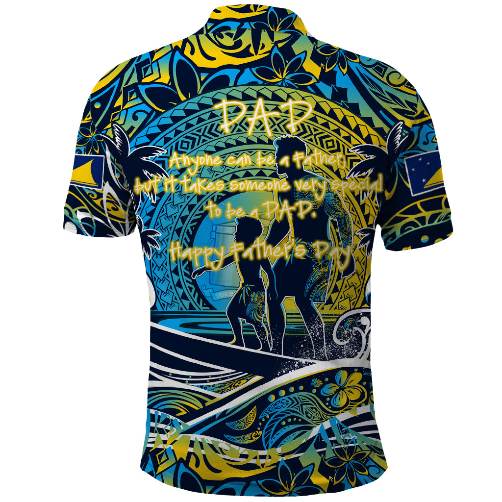 Father's Day Tokelau Polo Shirt Special Dad Polynesia Paradise DT02 - Polynesian Pride