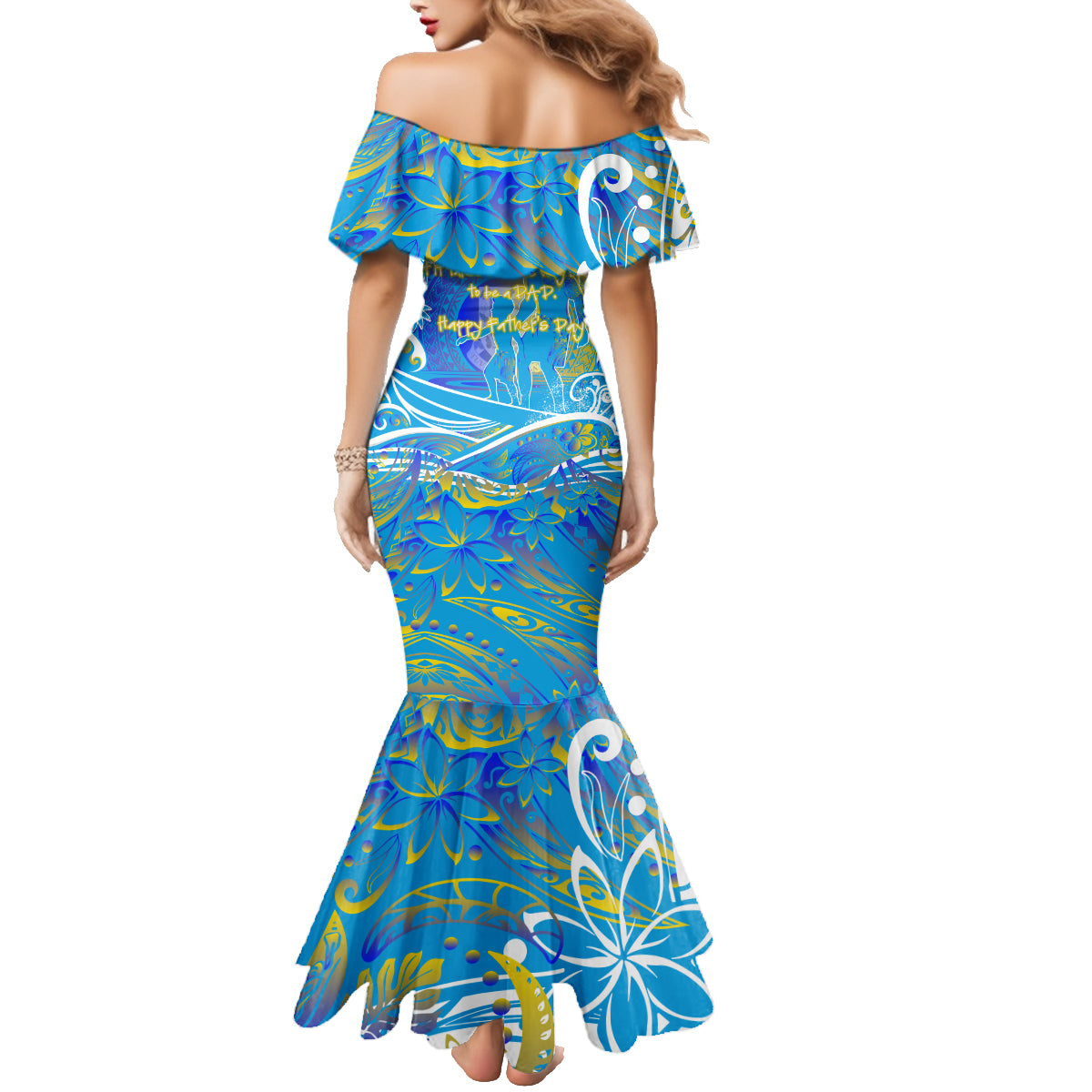 Father's Day Tuvalu Family Matching Mermaid Dress and Hawaiian Shirt Special Dad Polynesia Paradise DT02 - Polynesian Pride