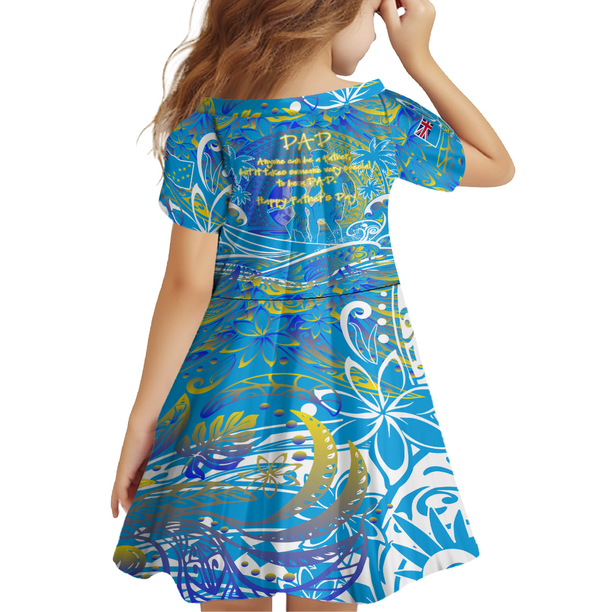 Father's Day Tuvalu Family Matching Off Shoulder Maxi Dress and Hawaiian Shirt Special Dad Polynesia Paradise DT02 - Polynesian Pride
