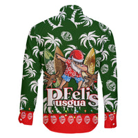 Guam Christmas Family Matching Mermaid Dress and Hawaiian Shirt Felis Pusgua Tropical Xmas Patterns DT02 - Polynesian Pride
