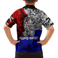 Philippines Bonifacio Day Family Matching Tank Maxi Dress and Hawaiian Shirt DT02 - Polynesian Pride