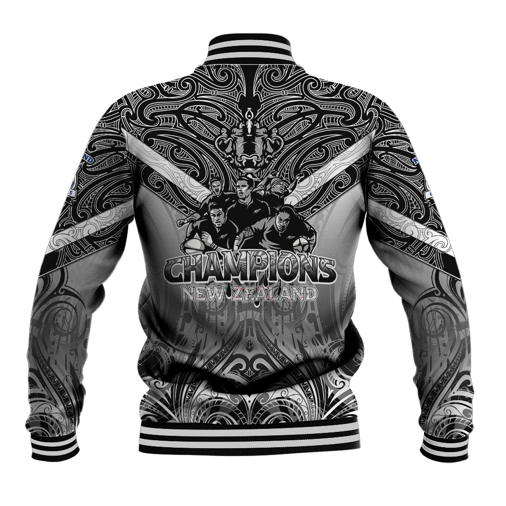 New Zealand Baseball Jacket Rugby Aotearoa Champions DT02 - Polynesian Pride