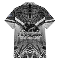 New Zealand Family Matching Off Shoulder Maxi Dress and Hawaiian Shirt Rugby Aotearoa Champions DT02 - Polynesian Pride