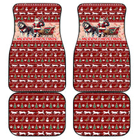 Dog Sled Christmas Car Mats Husky Sleigh Ride Design DT02 - Polynesian Pride