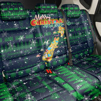 Merry Christmas New Zealand Back Car Seat Cover Xmas Travel Map - Polynesian Pride