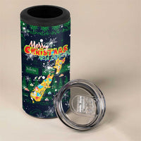 Merry Christmas New Zealand 4 in 1 Can Cooler Tumbler Xmas Travel Map DT02 - Polynesian Pride