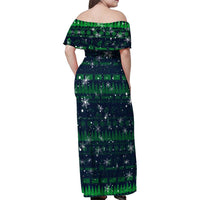 Merry Christmas New Zealand Family Matching Off Shoulder Maxi Dress and Hawaiian Shirt Xmas Travel Map DT02 - Polynesian Pride