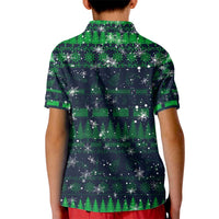 Merry Christmas New Zealand Kid Polo Shirt Xmas Travel Map DT02 - Polynesian Pride