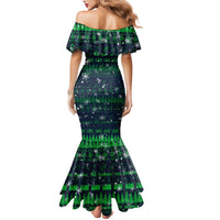 Merry Christmas New Zealand Mermaid Dress Xmas Travel Map DT02 - Polynesian Pride