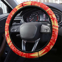 Merry Christmas Hawaii Steering Wheel Cover Xmas Travel Map DT02 - Polynesian Pride