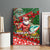 Mele Kalikimaka Shaka Santa Canvas Wall Art Hawaiian Surf Christmas Design with Aloha Spirit - Polynesian Pride