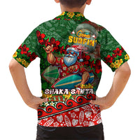 Mele Kalikimaka Shaka Santa Hawaiian Shirt Hawaiian Surf Christmas Design with Aloha Spirit DT02 - Polynesian Pride