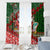 Mele Kalikimaka Shaka Santa Window Curtain Hawaiian Surf Christmas Design with Aloha Spirit - Polynesian Pride