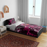 Breast Cancer Mermaid Polynesia Bedding Set Faith Hope Love