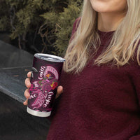Breast Cancer Mermaid Polynesia Tumbler Cup Faith Hope Love