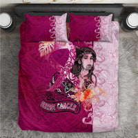 Breast Cancer New Zealand Bedding Set Maori Aotearoa Girl Pink Out DT02 Pink - Polynesian Pride