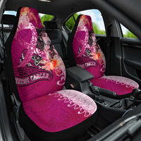 Breast Cancer New Zealand Car Seat Cover Maori Aotearoa Girl Pink Out DT02 One Size Pink - Polynesian Pride