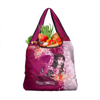 Breast Cancer New Zealand Grocery Bag Maori Aotearoa Girl Pink Out DT02 1-pack One Size Pink - Polynesian Pride