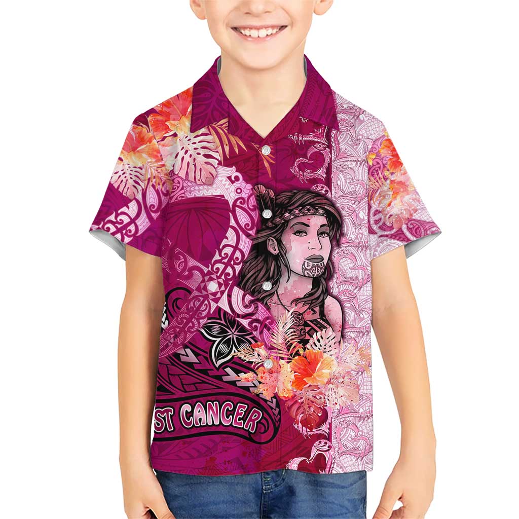 Breast Cancer New Zealand Hawaiian Shirt Maori Aotearoa Girl Pink Out DT02 - Polynesian Pride